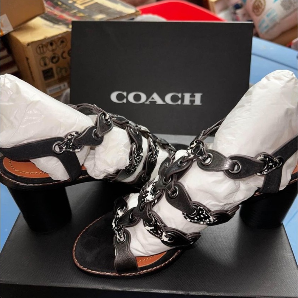 NEW Coach women’s sandal/heels